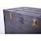 Vintiquewise Antique Style Large Dark Wooden Storage Trunk with Lockable Latch QI003609L - alternate 7